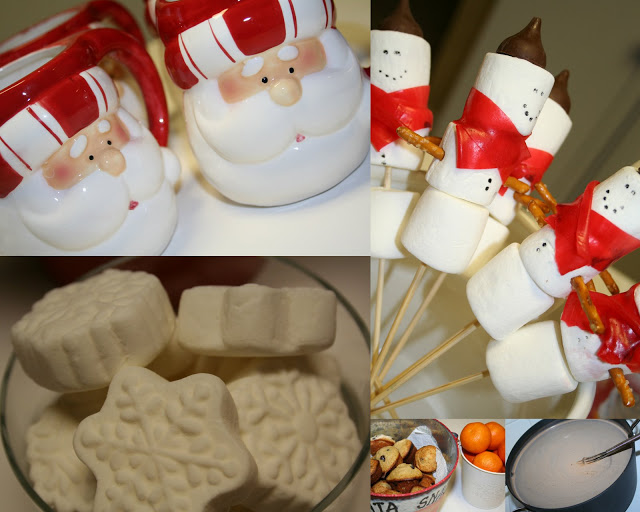 marshmallow snowman for a hot cocoa party