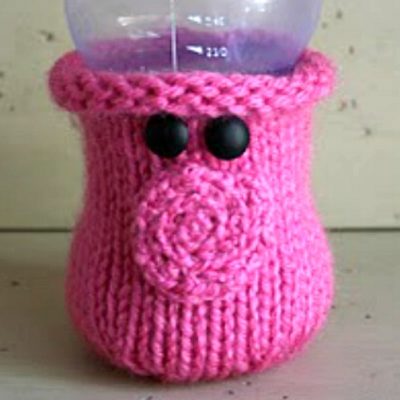 Pig Sippy Cup Holder