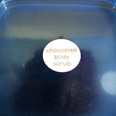 DIY Chocolate Body Scrub Recipe