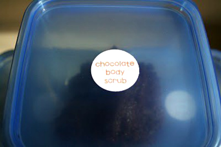 chocolate body scrub recipe