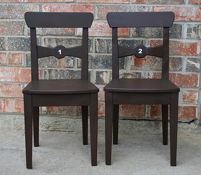 chairs salvaged from a dumpster