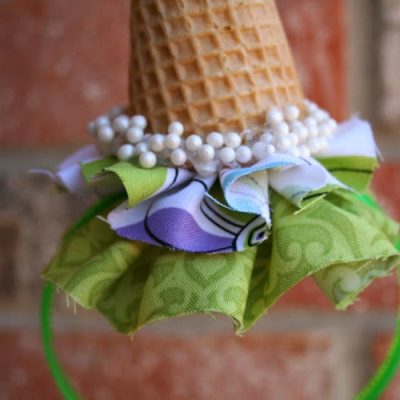 Ice Cream Cone Headband