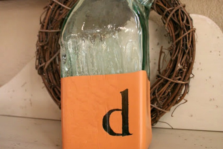 how to make paint dipped glassware