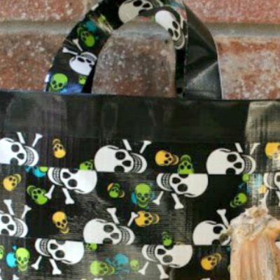 A Duct Tape Trick or Treat Bag