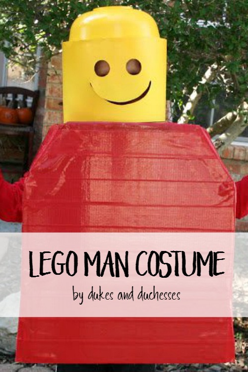 DIY lego man costume