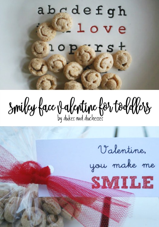 smiley face valentine for toddlers