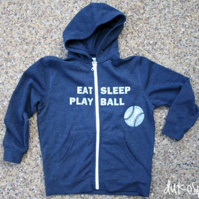 A Baseball Hoodie