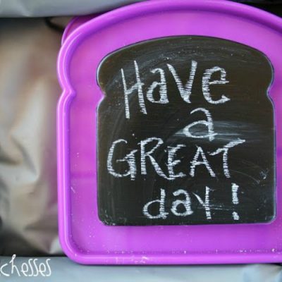 Chalkboard Paint Lunchbox Notes