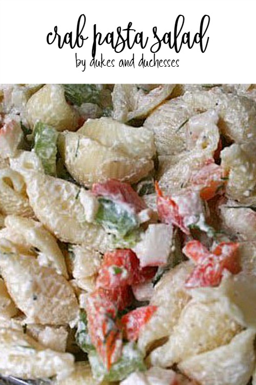 crab pasta salad