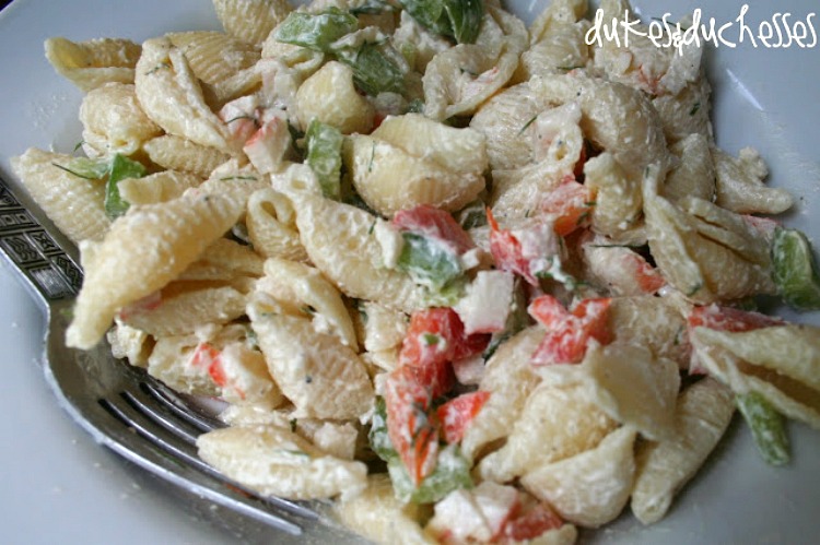 easy crab pasta salad recipe