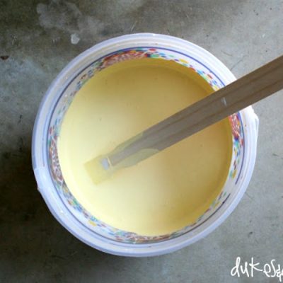 How to Make DIY Chalk Finish Paint