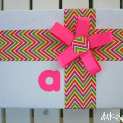 Duct Tape Gift Wrap