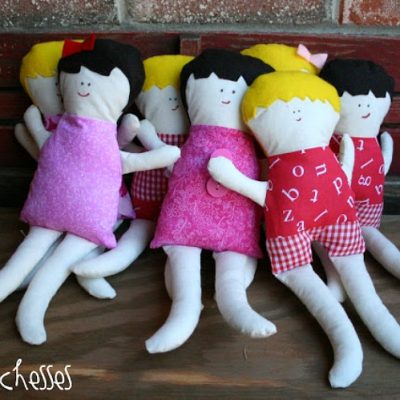 Stitched Doll Party Favors