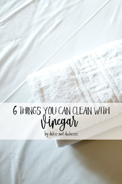 things you can clean with vinegar