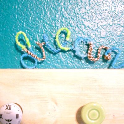 Fabric Covered Wire Words