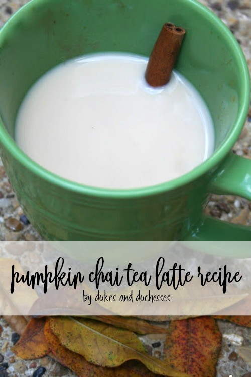 pumpkin chai tea latte recipe