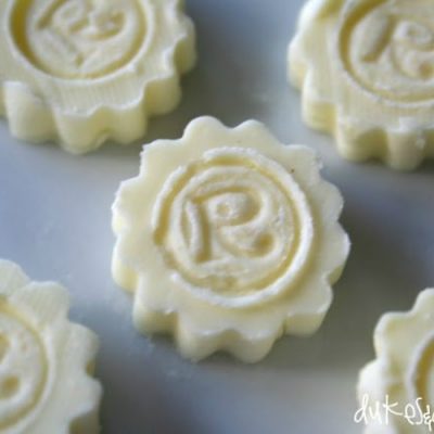 Mini Monogrammed Butter Pats