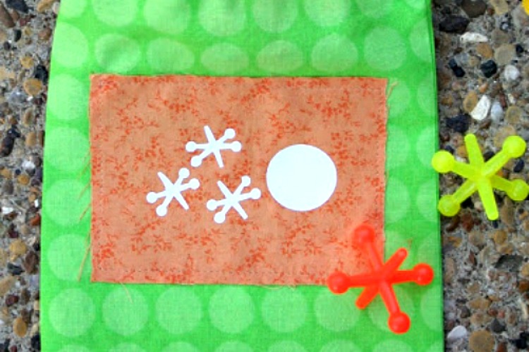 Diy drawstring storage bag for jacks