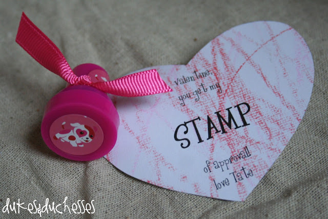 homemade valentines :: stamp of approval