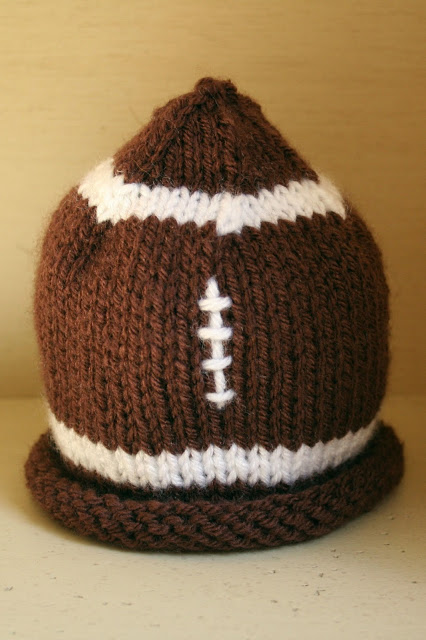 knit football hat