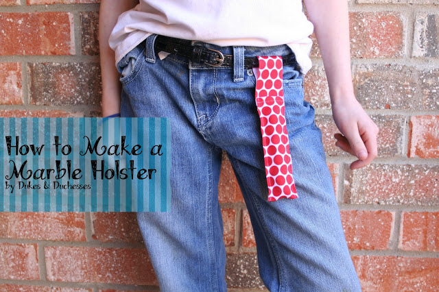 Back to Basics :: Marbles {and a DIY Marble Holster}