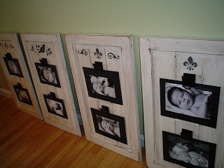 cabinet door picture frame