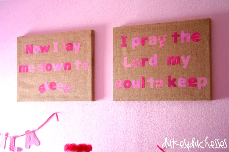 childrens fabric wall art