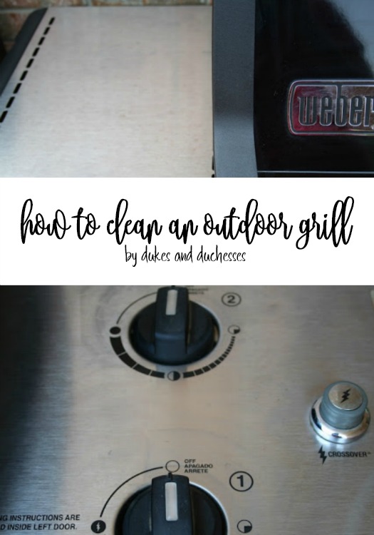 how to clean an outdoor grill