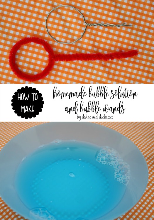 How to Make Your Own Bubble Solution