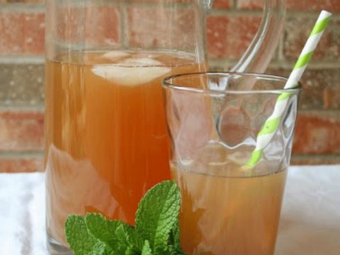 mint lemonade iced tea