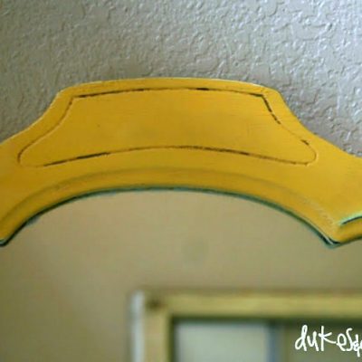 Trash to Treasure Vintage Mirror