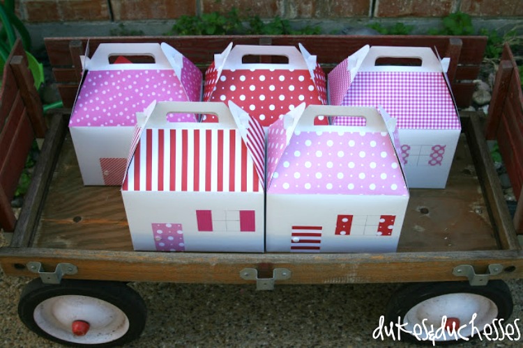 goody bags in a wagon
