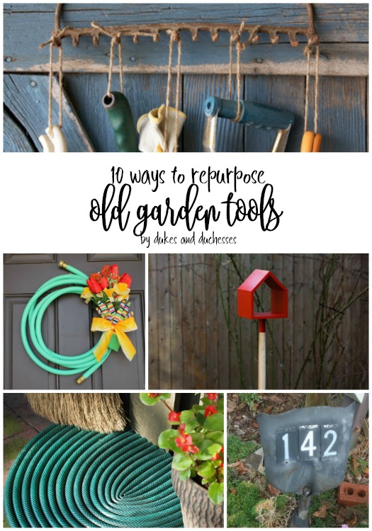 10 ways to repurpose old garden tools