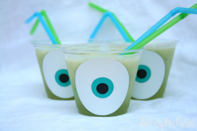 Mike Wazowski cups made with vinyl