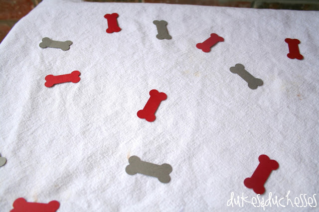 dog bone confetti