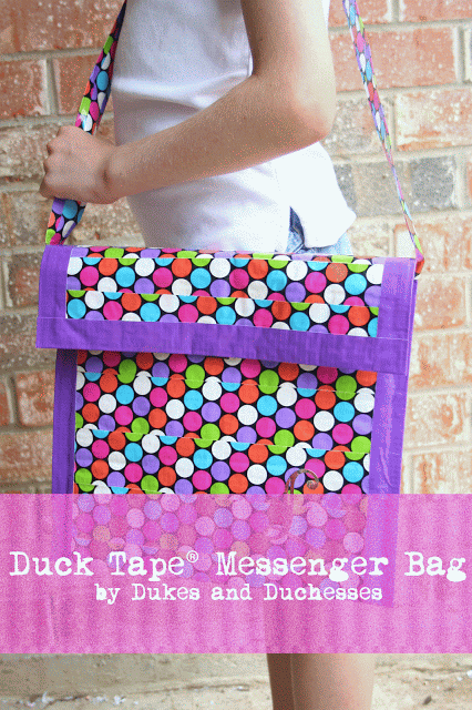 duct tape messenger bag