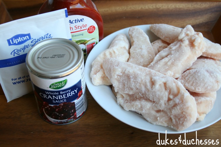 freezer meal :: cranberry chicken