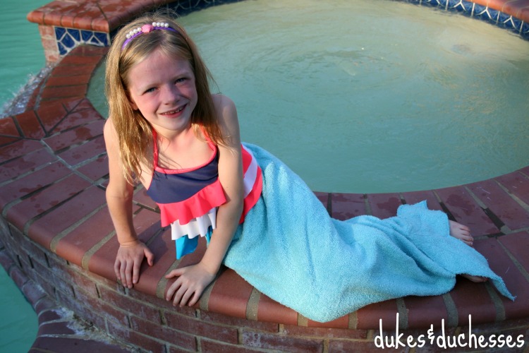 mermaid towel