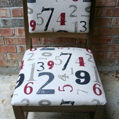 A Metallic Painted Chair