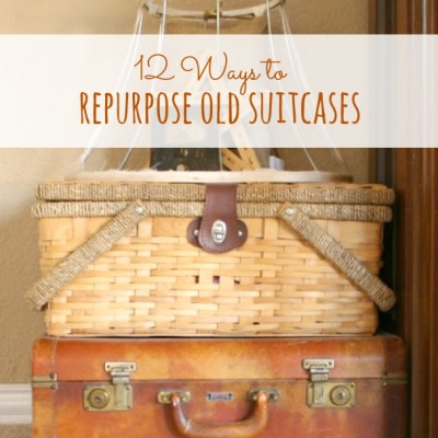 12 Ways to Repurpose Old Suitcases