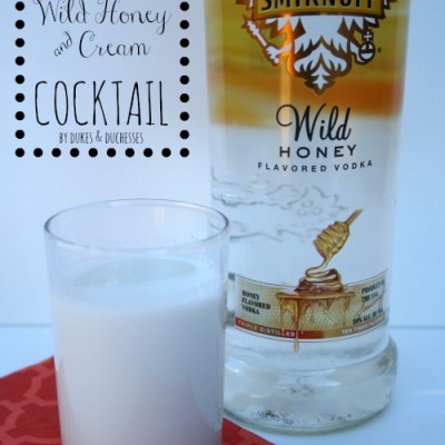 Wild Honey and Cream Cocktail