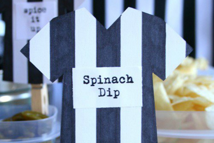 referee shirt food labels