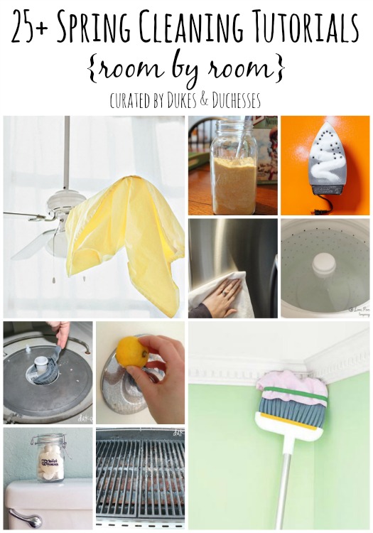 25+ spring cleaning tutorials