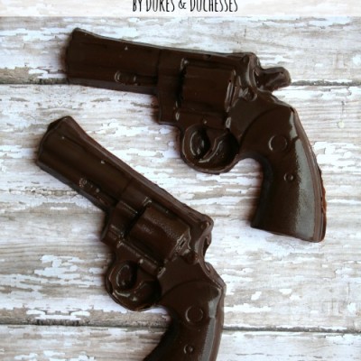 Chocolate Pistol Party Favors