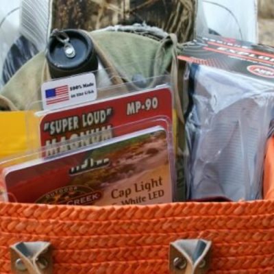 Gift Basket for an Outdoorsman