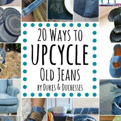20 Ways to Upcycle Old Jeans