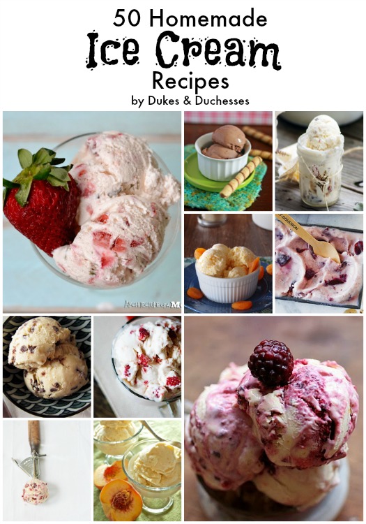 50 homemade ice cream recipes