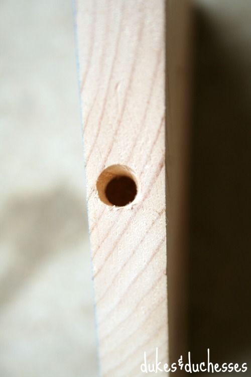 hole for chalk