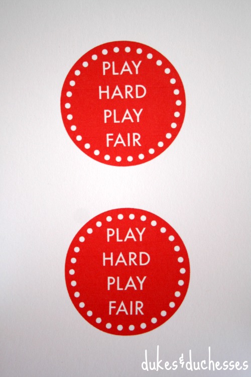 play hard play fair printable