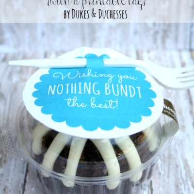 A Bundt Cake Gift {with a Printable Tag}